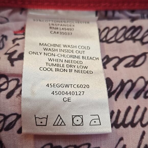 NWT Sam Edelman The Stilleto High Rise Cutoff Shorts in Cherry Sz 6 - Picture 8 of 8